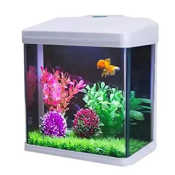 SOBO Mini Aquarium Set T-240F (White) With Pump Filter Led Light